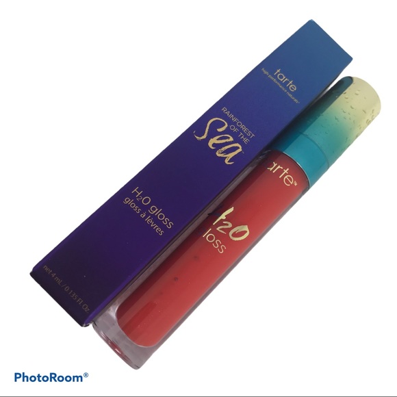TARTE H20 GLOSS RAINFOREST OF SEA RESORT LIFE RED - Picture 2 of 10